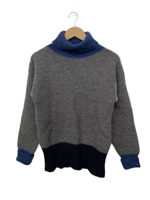 Suéter Nigel Cabourn George Rowe Cuello Redondo, Peso Pesado, Talla 48, Lana, Gris, 8 Foto 1 de 4