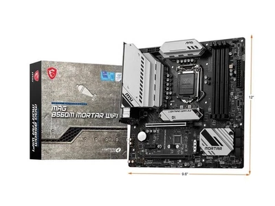 MSI MAG B560M MORTAR WIFI LGA 1200 Intel B560 Micro ATX Intel Motherboard/* - Image 1 of 4