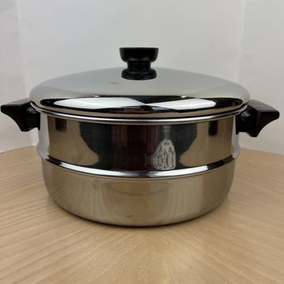 Revere Ware Steamer Strainer Insert For Stock Pot Stainless Steel Fits 6 & 8 Qt - Image 1 of 4