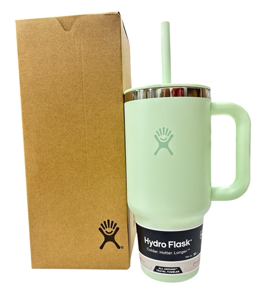 Hydro Flask 32 oz All Around Travel Tumbler w/ Leak Resistant Straw Lid Aloe - Image 1 of 1