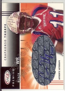 craphonso thorpe rookie rc draft auto autograph fsu seminoles noles college #/25 - Picture 1 of 1