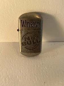 - Vintage 1980's Brand New Winston "No Bull" Flip Top Lighter - Picture 1 of 3