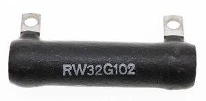 1000 Ohm (1K) 12W 5%, IRC Inductive Ceramic Wire Wound Power Resistor RW32G102 - Picture 1 of 1