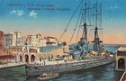 CPA ITALIE TARANTO PAQUEBOT R.N.GIULIO CESARE 
