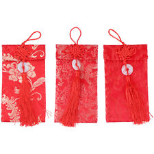  3 Pcs New Year Bag Chinese Money Red Packet Wedding Lucky Envelope