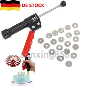 Fondant Presse mit Formen Zuckerpaste Extruder DIY Kuchen Tortendeko Werkzeug DE - Bild 1 von 7