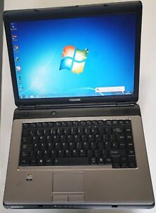 Toshiba Satellite Pro L300 Athlon  Win 7 Pro With MS Office 2003 + Spare Battery