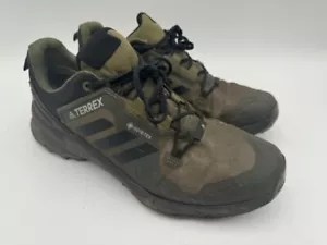 ADIDAS MENS TERREX SWIFT R3 GORE-TEX HIKING SHOES OLIVE BLACK SIZE 10 - Picture 1 of 8