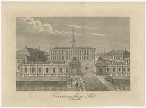 Estampado antiguo de ranura de Christiansborg (c.1860) - Imagen 1 de 1