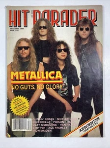 HIT PARADER magazine December 1988 Metallica Cover / Aerosmith Centerfold - Picture 1 of 4