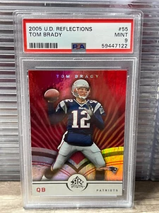 2005 Upper Deck Reflections Tom Brady #55 PSA 9 MINT - Picture 1 of 2