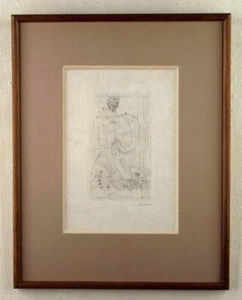 Hans Bellmer "Mode d'empli" Etching Signed Framed ED165, 1967 Full Margins - Picture 1 of 4