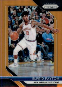 2018-19 Panini Prizm Prizms Orange #127 ELFRID PAYTON /49 New Orleans Pelicans 