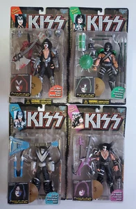 Kiss Ultra-Action Figuren, Komplettsatz 4 Stück, von McFarlane Toys, 1997, Neu in OVP - Bild 1 von 21