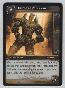 Juego de cartas World of Warcraft Faja de Razuvious Naxxramas Lámina 15/40 CCG JCC - Imagen 1 de 1
