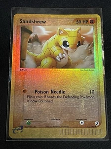 Sandshrew 75/100 EX Sandstorm Reverse Holo Pokémon Card TCG  - Picture 1 of 2