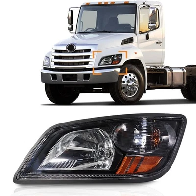 Faro apto para camioneta Hino 238 258 268 338 2011+ lado del conductor izquierdo carcasa gris... Foto 1 de 4