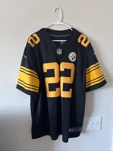 Camiseta deportiva para hombre Nike Najee Harris #22 Pittsburgh Steelers Vapor Lmtd talla XL negra - Imagen 1 de 7