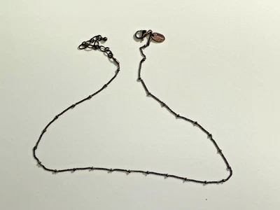 Auténtico Origami Owl 16-18" Chocolate Marrón Bola Estación Cadena TOTALMENTE NUEVO Foto 1 de 2