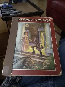 Historic Virginia by Roy Wheeler Illustrated By Charles Engle Vintage Book HC - Picture 1 of 5