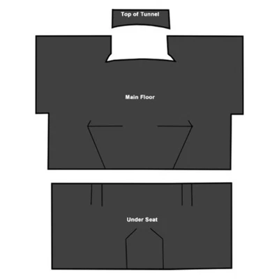 Amortiguador de sonido para Chevrolet C10 Suburban 1973-86 EVA área de pasajeros 3 piezas Foto 1 de 4
