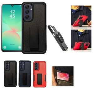 For Samsung Galaxy A26 5G, Shockproof 360° Rotating Belt Clip Case Kickstand - Picture 1 of 25
