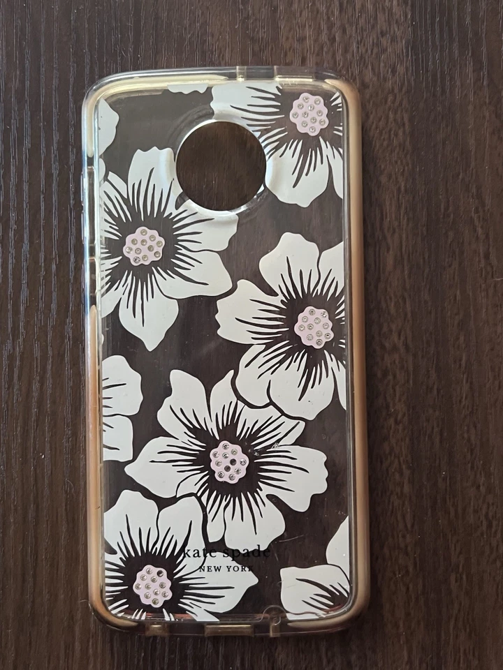 Kate Spade New York Defensive 硬壳保护壳 适用于摩托罗拉 Moto Z4 Floral  — 第 1/4 张图片