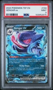 PSA 9 MINT Gengar ex Temporal Forces Double Rare Pokemon Karte 104/162 - Bild 1 von 2