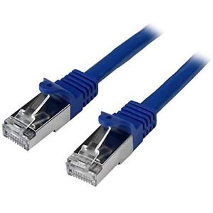 StarTech.com N6SPAT1MBL 1 m Cat6 Patch Cable, Shielded (SFTP) Snagless Gigabit N