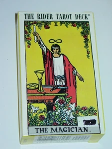 RIDER DECK VINTAGE 1990er SEALED TAROT CARD SET By PAMELA COLMAN SMITH -NICE! - Bild 1 von 3