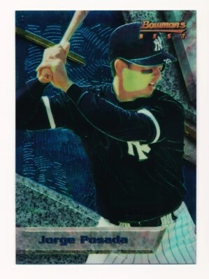 1994 Bowman's Best Хорхе Посада No29 RC дебютант NY Yankees без резерва как новый или лучше - Изображение 1 из 2