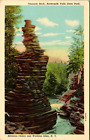 Postcard Ithaca New York Pinnacle Rock Buttermilk Falls State Park