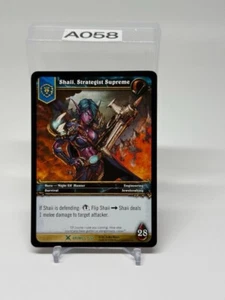 Shaii, Strategist Supreme - Drums of War - 6/268 - WoW TCG - Uncommon - Picture 1 of 2