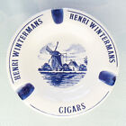 Hbscher, alter Aschenbecher aus Keramik um 1950 Werbung Henri Wintermans Cigars