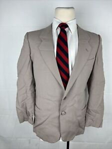 Emanuel Ungaro Men's Beige Solid Suit 38S 30x32 $695