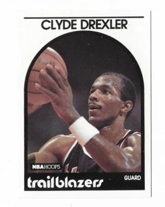 Clyde Drexler 1989-90 NBA Hoops #190 Trading Card Trailblazers Basketball HOF - Picture 1 of 2