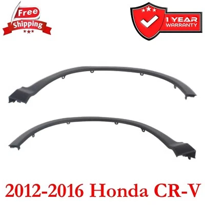 Fender Trim Molding For 2012-2016 Honda CR-V Front Left & Right Side Set 2pcs Foto 1 de 4