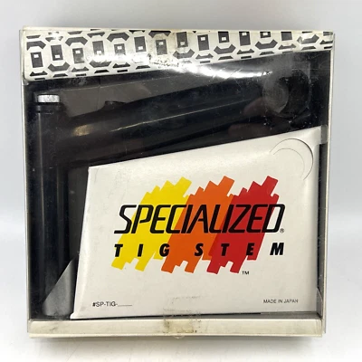 NOS Specialized TIG Black Quill ATB Stem 145mm x 22.2 x 26.0 Made in Japan - Image 1 of 4