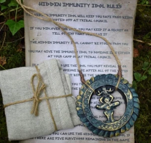 Survivor Hidden Immunity Idol Season 31 Cambodia Tribal Prop Replica - Zdjęcie 1 z 3