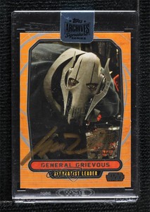2018 Topps Archives Star Wars Signature Series /15 Matthew Wood as Auto c9a