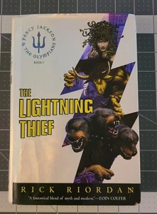 The Lightning Thief (FIRST EDITION, 2005 HC) by Rick Riordan, Percy Jackson RARE - Picture 1 of 12