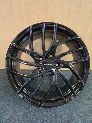 Rueda 20" Velocity VW37-M 🔥 20X8.5 +35 5X114.3 🔥 Llanta negra C.B 73.1 ✅ Última ⓵🔻 Foto 1 de 4