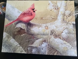 Marjolein Bastin American Bird Cardinal Puzzle, Vtg. 1994 Springbok Sealed Puzz - Picture 1 of 6