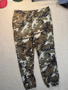 Nike Jordan MVP Men's Camo Pants FZ3529-380 Light Olive/Sail Size Large - Picture 1 of 14