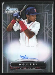 Miguel Bleis 2022 Bowman Sterling Prospect Auto #PA-MB Boston Red Sox - Picture 1 of 2