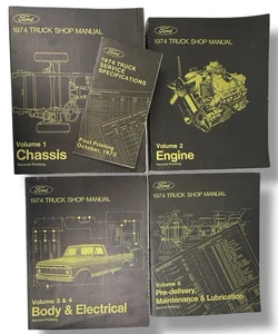 1974 Ford Truck Shop Manual Service Repair Set Vol 1-5 and Service Specification - Picture 1 of 15