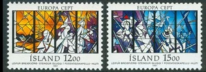 ISLANDA 1987 Europa 2v MNH** - Picture 1 of 1