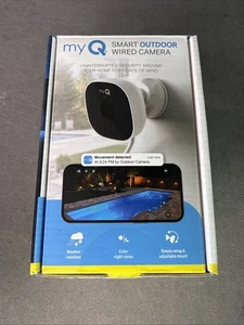 myQ Smart Outdoor Wired Camera Full HD 1080p NIP - Picture 1 of 6