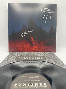 PHOEBE BRIDGERS SIGNED X2 PUNISHER VINYL LYRIC BOOK JSA COA UFO