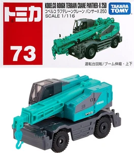 Takara Tomy Tomica No.73 Kobelco Rough Terrain Crane Panther-X 250 1/116 - Picture 1 of 5